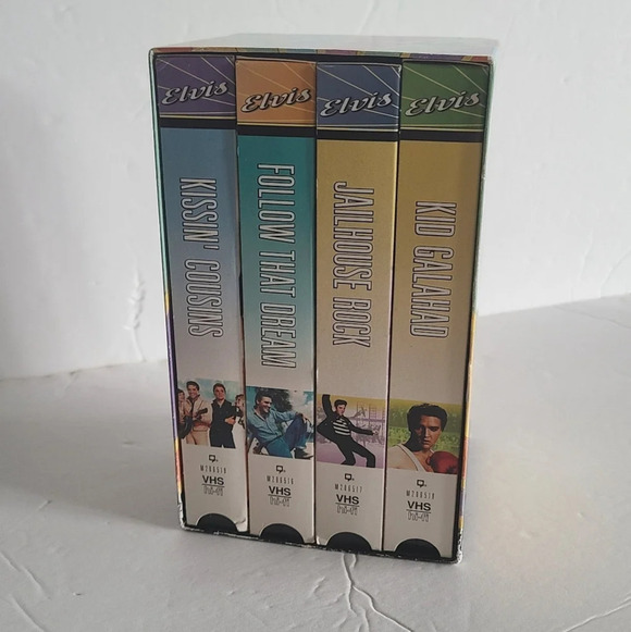 Elvis Presley commemorative Collection VHS set of 4 - Picture 3 of 9